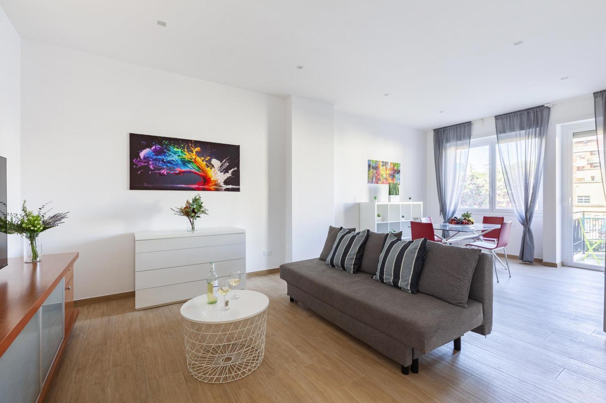 Hostly-libia Light Lodge-10min Metro To Colosseum Apartment